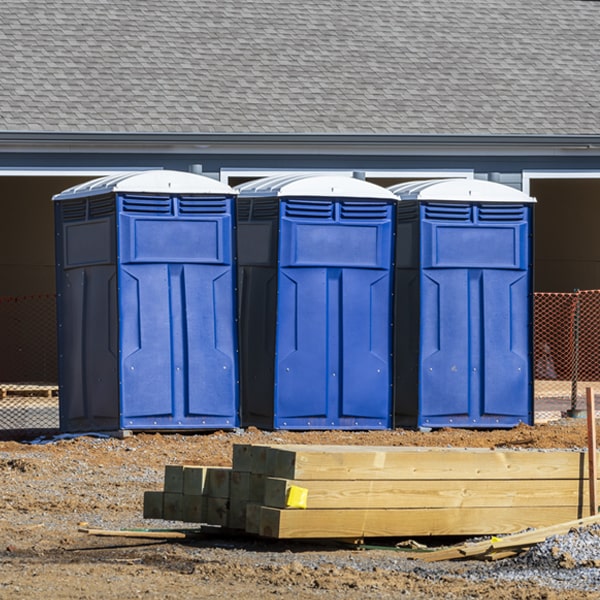 is there a specific order in which to place multiple portable restrooms in Rio en Medio New Mexico